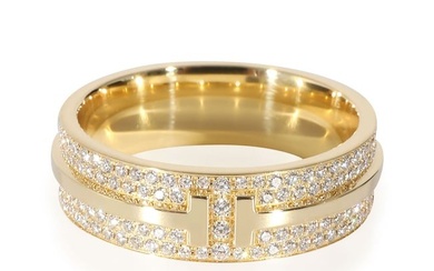 Tiffany & Co. Tiffany T Ring in 18K Yellow Gold 0.61 CTW