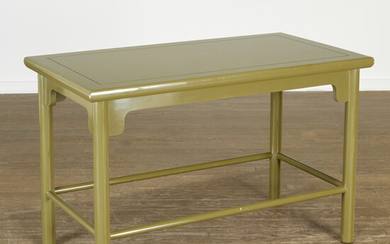 Tommi Parzinger style lacquered sofa table