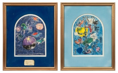 Tribe of Dan & Simeon, Marc Chagall Lithographs.