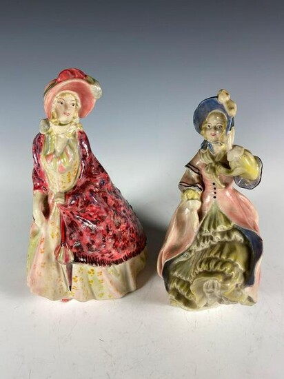 Two 20th Century Artist Signed Porcelain Figurines