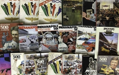 Two box lot of INDY 500 programs - 1955 -1990’s
