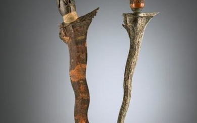 Two ceremonial daggers "kris" ("keris") - Indonesia