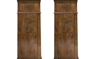 Two drawer bedside table, Napoleon III style