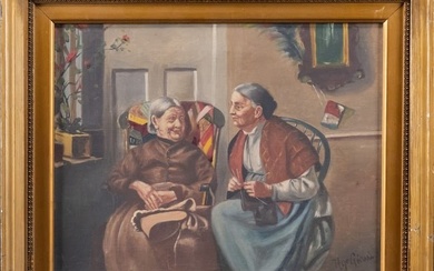 Ugo Gianni (Italy Malta b. 1876) Oil on Canvas Signed