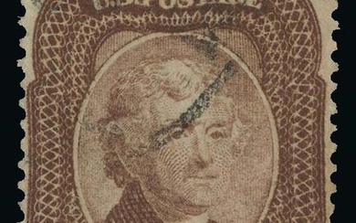 United States: 1857-60 Issue 5c brown, Type I