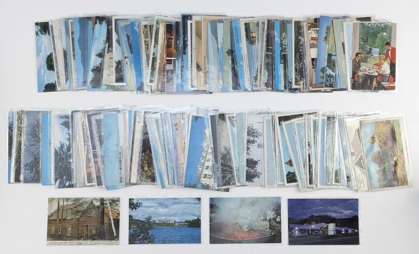 (VIEW) NEW HAMPSHIRE: 148 POSTCARDS Mid- to Late 20th