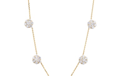 Van Cleef & Arpels, Diamond Necklace, 'Fleurette'