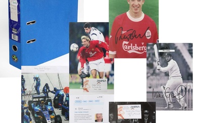 Various Football And Sporting Autographed Photographs