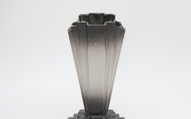 Vase, cast iron, Art Deco.
