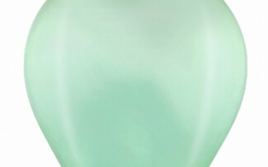 Venini, modèle véronais, vase, année 92', couleur vert transparent.