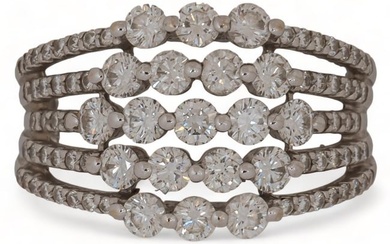 Vikki Carr | 14K Tiered Diamond Ring