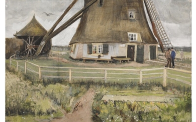 Vincent Van Gogh, The "Laakmolen" Near The Hague