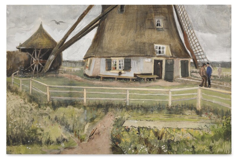Vincent Van Gogh, The "Laakmolen" Near The Hague