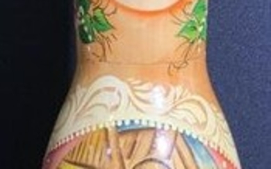 Vintage Hand Painted Matryoshka / Nesting Doll