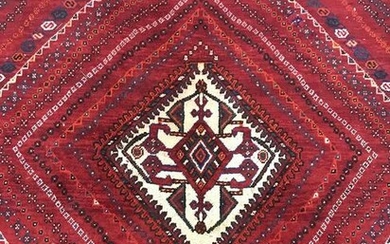 Vintage Handmade Turkish Wool Rug