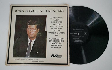 Vinyl Record of John F Kennedy Speeches