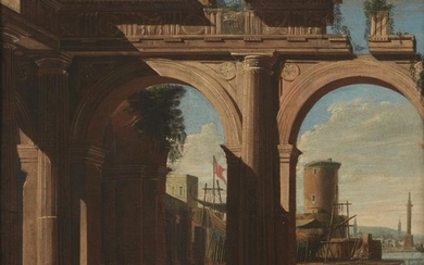 Viviano Codazzi (Italian, c.1604–1670), , Doric Arcade