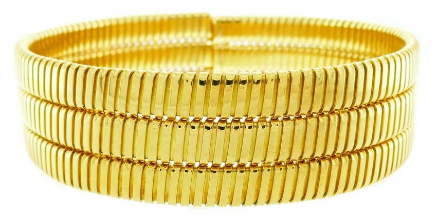 WEINGRILL Tubogas Yellow Gold NECKLACE Choker