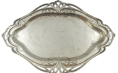 WMF Art Nouveau tray, made of pewter, with lily...