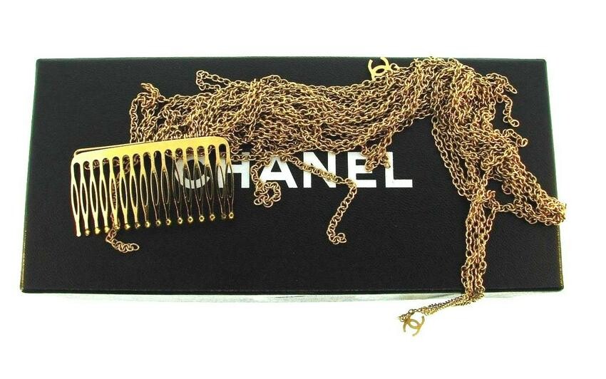 WOW Chanel Gold Plated Hair Clip