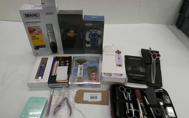 Wahl groomsman, Barbarossa precision trimmer, Rotary shaver, Derma roller, manicure...