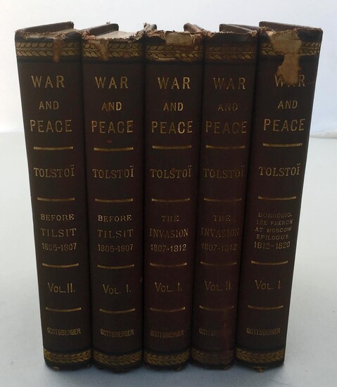War and Peace: Before Tilsit, 1805-1807 Vol. I & II; The Invasion, 1807-1812 Vol I & II; Borodino, The French at Moscow, Epilogue, 1812-1820 Vol I