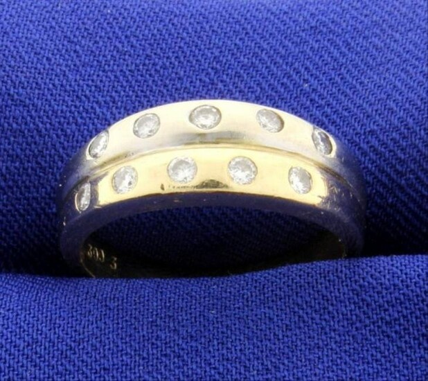 White & Yellow Gold Diamond Ring