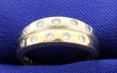 White & Yellow Gold Diamond Ring