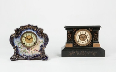 William L. Gilbert Clock Company porcelain clock