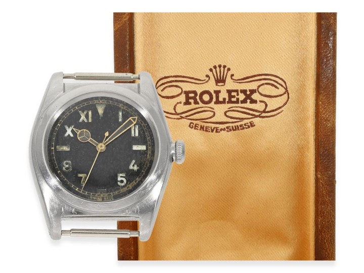 Wristwatch: rare Rolex Bubble Back with black 'California Dial', reference 2940, ca.1944