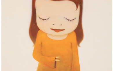 Yoshitomo Nara (b. 1959), Jolie the Little Thinker, exhibition poster (2021)