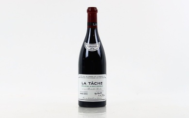1 bouteille de LA TÂCHE 2018 du domaine de la ROMANÉE-CONTI. Étiquette très légèrement tachée....