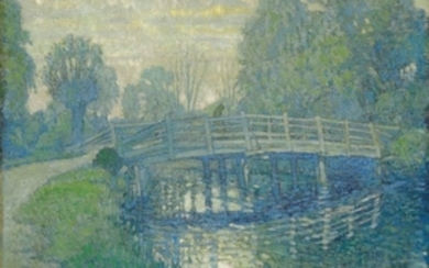 Stafford Llewellyn Leake, R.B.A. (1881-1939), The bridge at Argenteuil