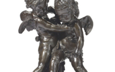 AFTER ÉTIENNE-MAURICE FALCONET (FRENCH, 1716-1791), Deux amours se disputant un coeur (Cupids wrestling over a heart)