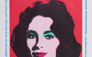 Andy Warhol (1928-1987) Liz - 1965 Affiche....