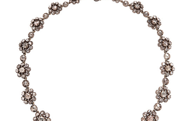 Antique Rose-cut Diamond Necklace