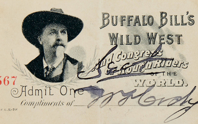 CODY, WILLIAM F. "BUFFALO BILL." 1846-1917.