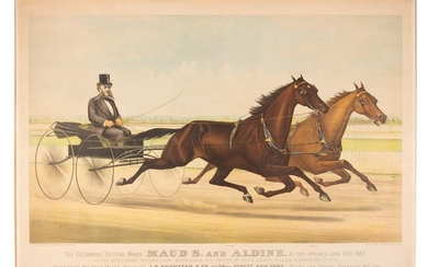 Currier equine lithograph, 1883