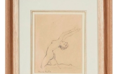 Francis PICABIA (1879 1953) Nu féminin à genoux br…
