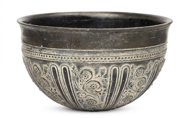 A Greek Bucchero-style bowl, 7th century B.C.,...