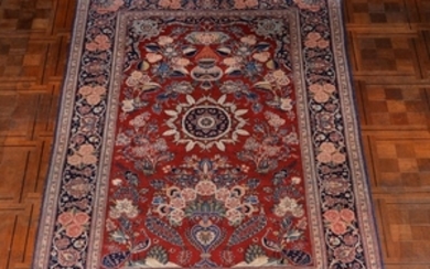 A Kirman rug