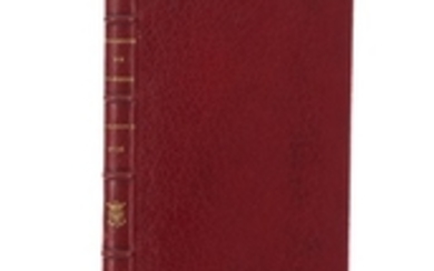MANCINI (Marie). Mémoires. Pierre Marteau, 1676. 1 vol. petit in-12 plein maroquin rouge