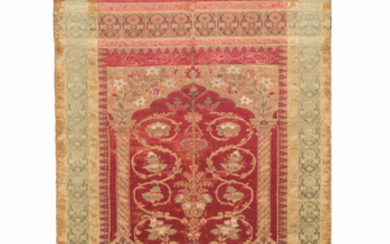 Ottoman Silk Lampas Panel