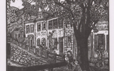 Rosemary Feit Covey Wood Engraving [Georgetown]