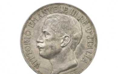Vittorio Emanuele III (1900-1946) 5 lire 1911. Pag. 707....