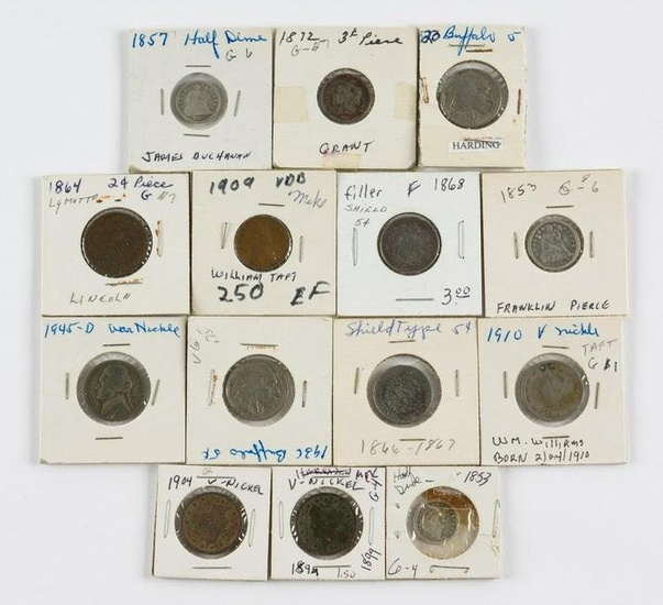 14 US Type Coins