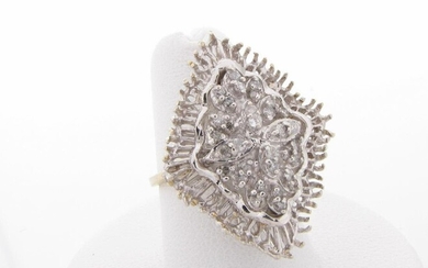 14K Two-Tone Lady's Diamond Fashion Ring