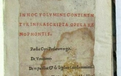 1511 XENOPHON OPERA antique RARE