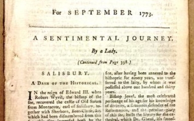 1773 Lady's Magazine Indian News