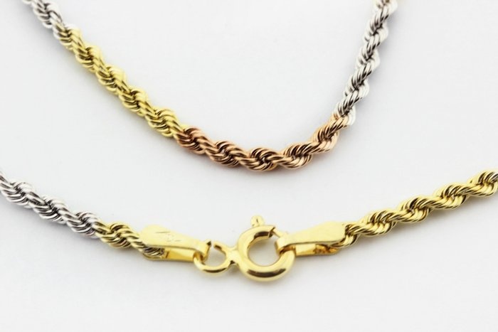 18 kt. Gold, Pink gold, White gold, Yellow gold - Necklace